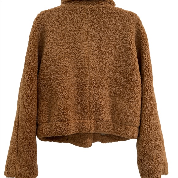 Free People Boucle Jacket. Mustard color. Size XS but oversized. Fits a M even! - Picture 2 of 9